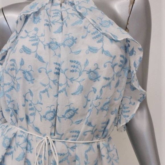 Zimmermann Romper Zephyr Vine Embroidered Cotton - Picture 3 of 6